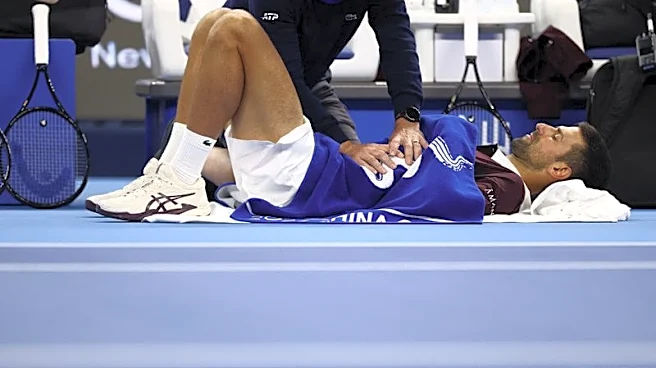 Tennis-Djokovic says season has been 'a big, big struggle' after latest medical timeout