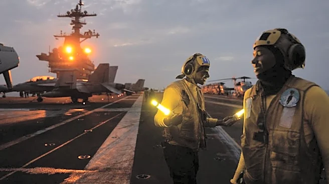 Aboard the USS George Washington, young sailors adjust to war with Iran