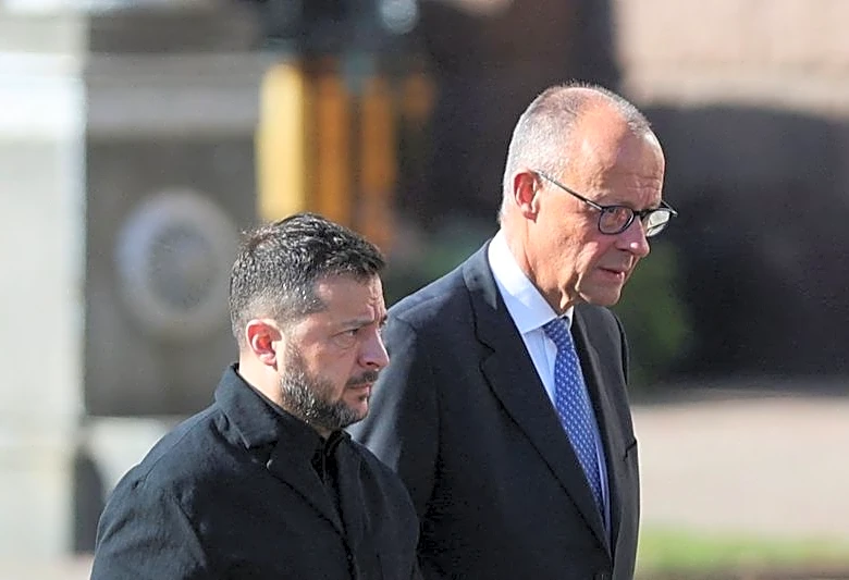 Merz unveils fresh military aid in Kyiv, says Germany won't be intimidated