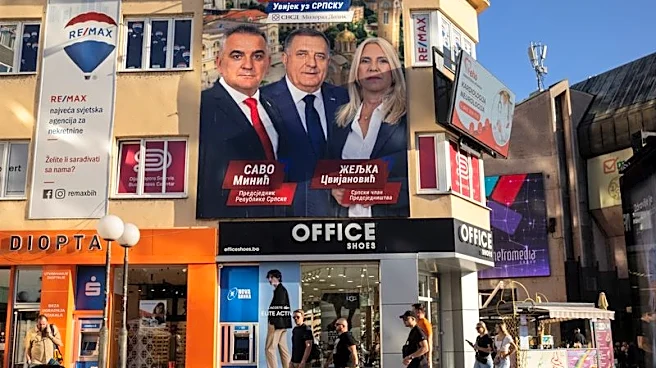 Leftist and nationalists lead in election for Bosnia's tripartite presidency