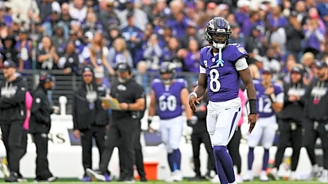 Ravens' Lamar Jackson (ankle) misses second half, reportedly day-to-day