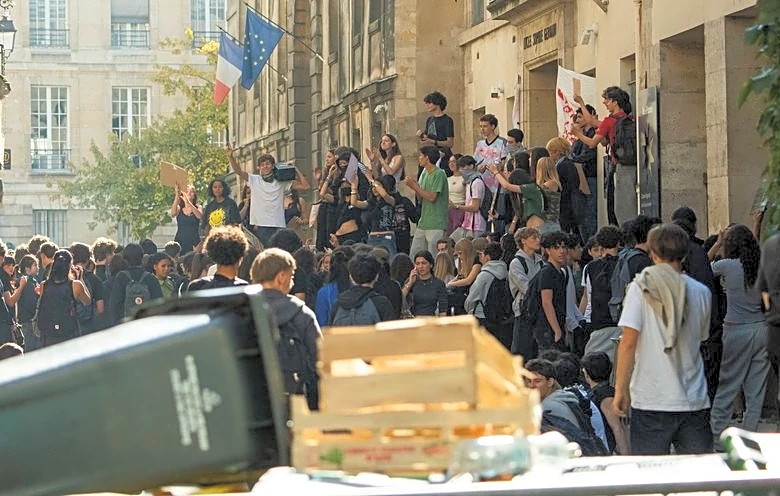 Teenager's hand blown off as French school protests enter third week