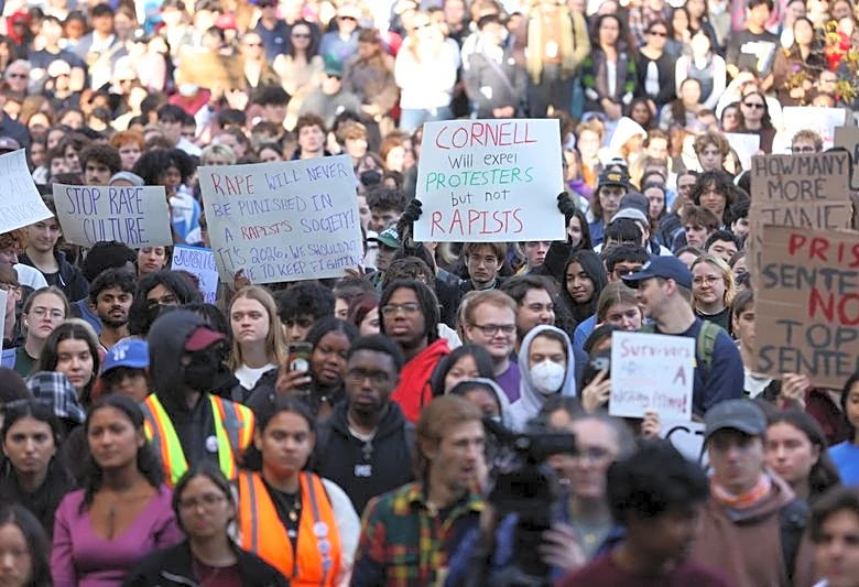 Cornell students stage anti-rape rally in support of 'Jane Doe'