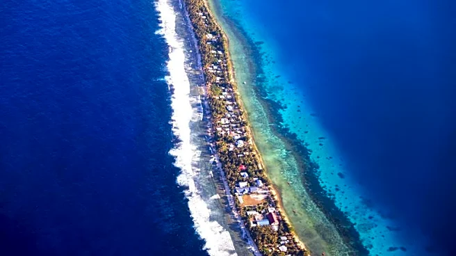 Pacific leaders watch Tuvalu reclamation effort ahead of UN climate meet
