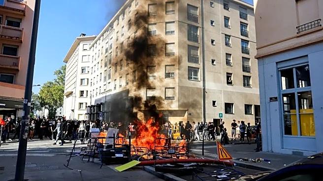 Police fire teargas as French school protests cause 'heaviest toll in decades'