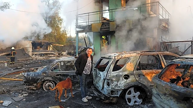 Russia hits Ukraine with drones and missiles, killing at least 15