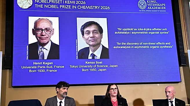 Nobel chemistry prize goes to pair who solved mystery of 'mirror image' molecules