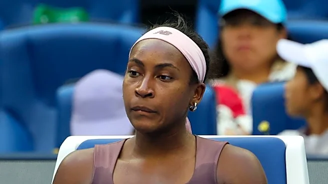 Tennis-Gauff exits China Open after 'draining' few days, withdraws from Wuhan