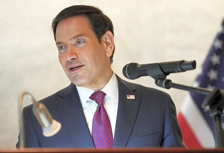 Rubio, in Athens, ties ancient values to 'America First'