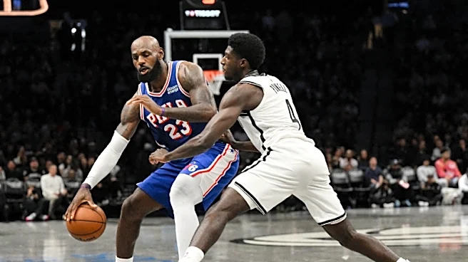 LeBron James scores 10 points in 76ers preseason debut