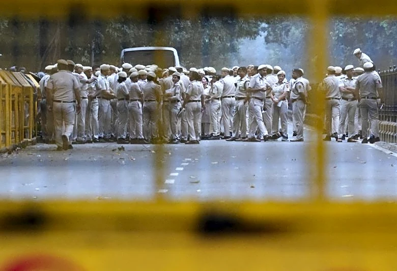 Delhi sealed off ahead of youth protest against Indian election chief