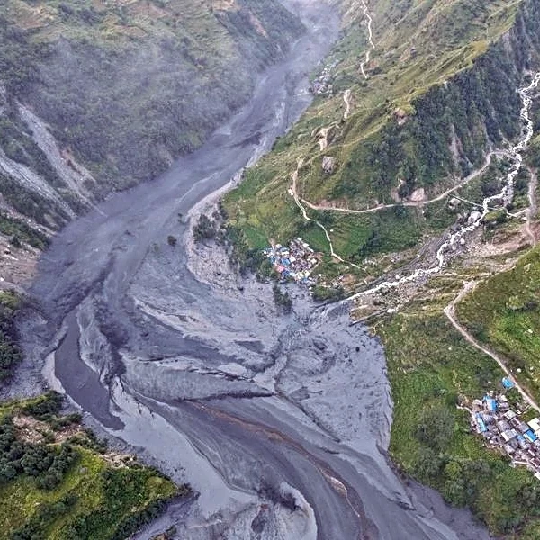 Nepal urges villagers to evacuate after flood triggered by landslide, 5 missing