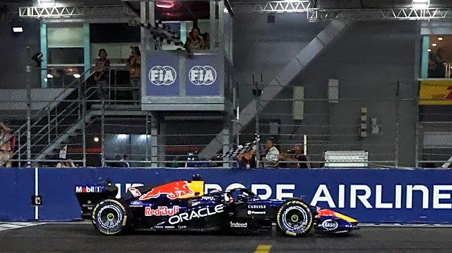 Motor racing-Red Bull's Verstappen cruises to first ever Singapore Grand Prix victory