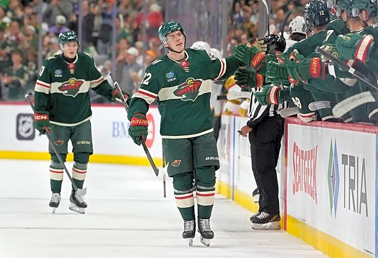 NHL roundup: Wild score 3 in 1st period to halt Knights' win streak