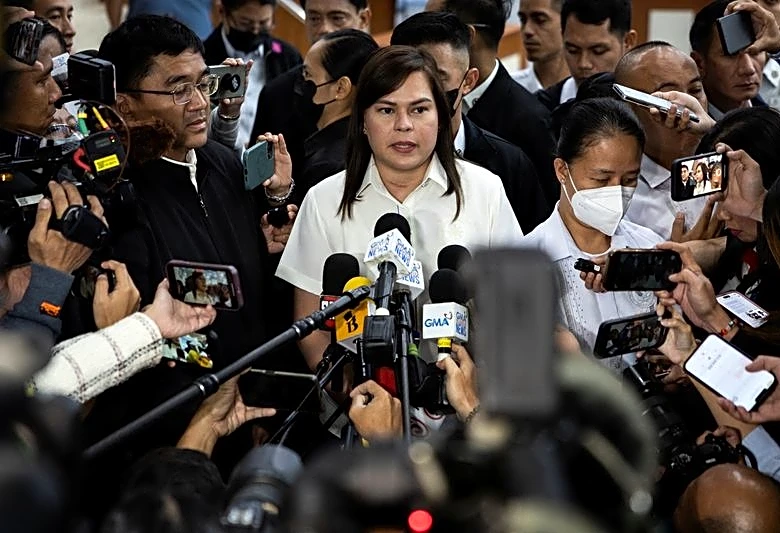 Prosecutors drop three impeachment charges against Philippine VP Duterte