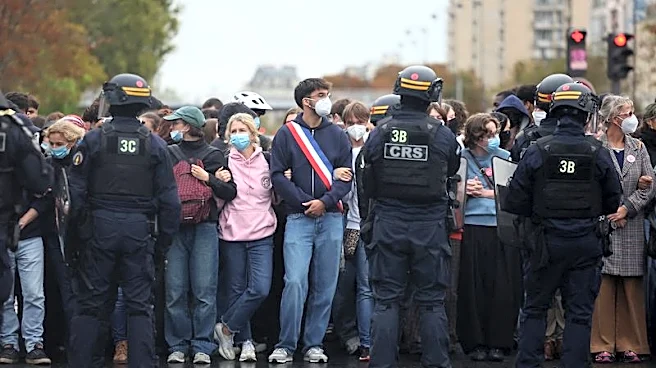 Greta Thunberg joins French teens on new day of school protests