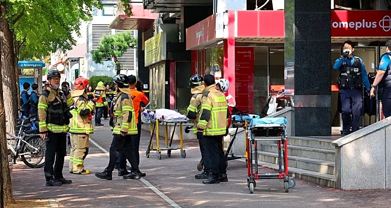 South Korean police detain man over stabbing of eight people at shopping mall