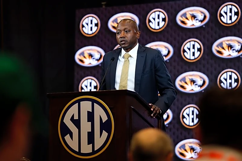 SEC media days: Missouri coach standing by Mark Mitchell in eligibility fight