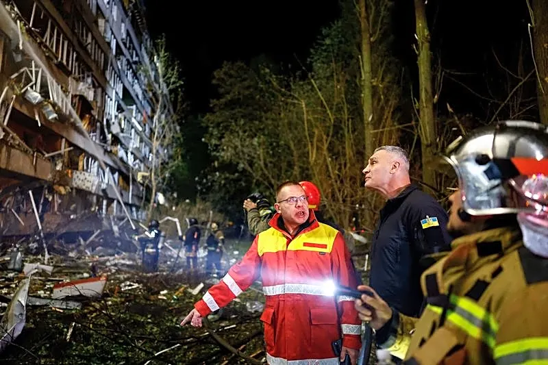 Russian strikes kill three, damage dozens of power facilities