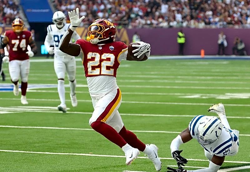 Commanders rule out RB Jacory Croskey-Merritt, 3 others vs. 49ers