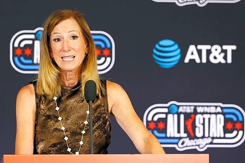 Basketball-WNBA Commissioner Engelbert says successor needs 'thick skin'