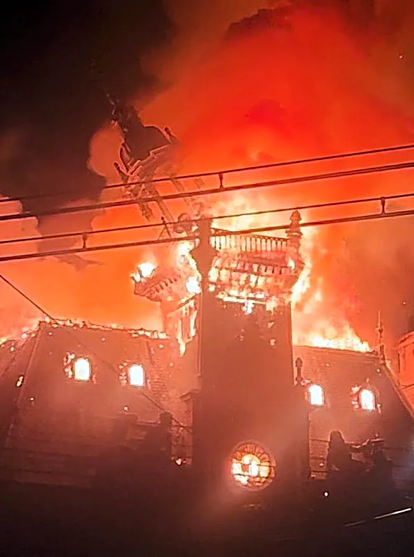 In France's Limoges, the fire-ravaged town hall rekindles memories of Notre Dame