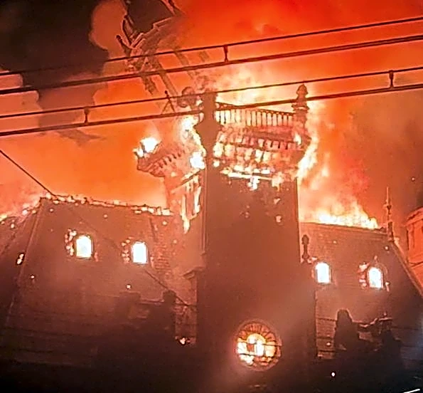 In France's Limoges, the fire-ravaged town hall rekindles memories of Notre Dame
