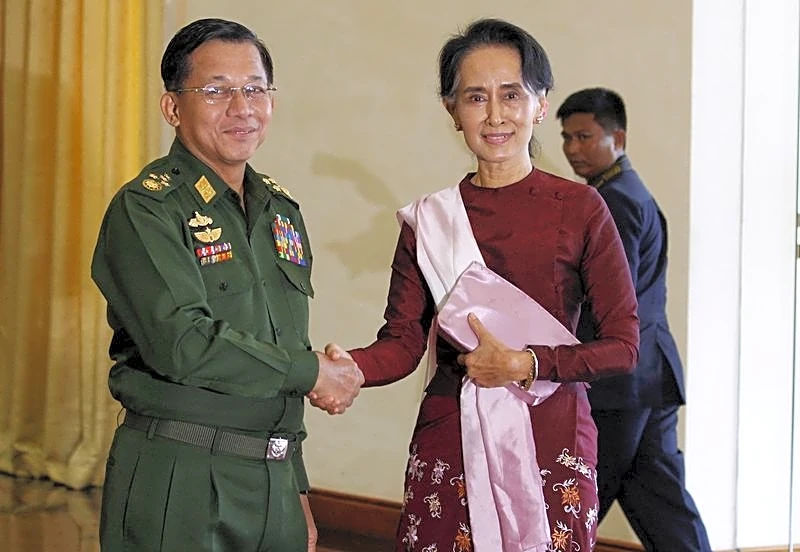Myanmar authorities release rare images of Aung San Suu Kyi