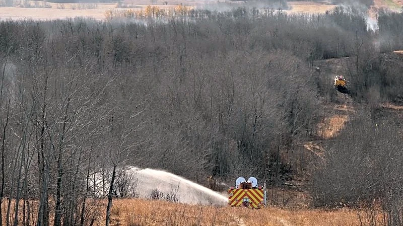 Carney says cause of fire at Alberta military base still unknown