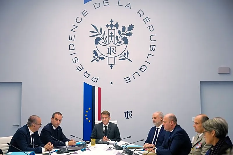 France's Macron tightens curbs on protests, blaming hard left for unrest