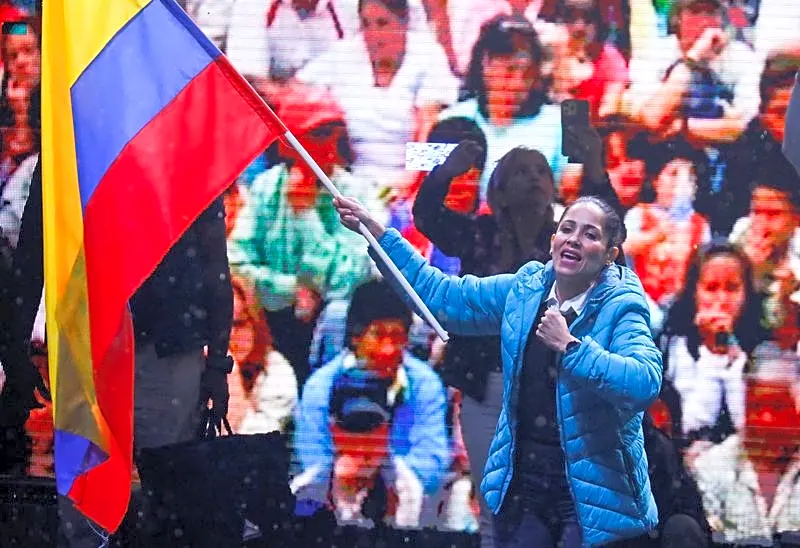 Ecuadorean opposition leader Gonzalez arrested over alleged irregularities in campaign financing