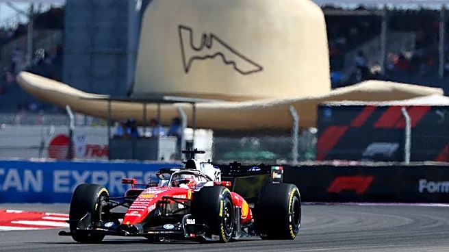 Motor racing-Leclerc laps fastest for Ferrari in first US GP practice