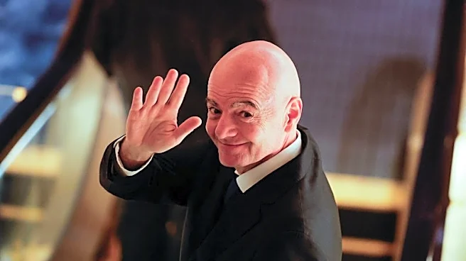 Soccer-Infantino laughs off resignation talk, touts global support as he seeks reelection