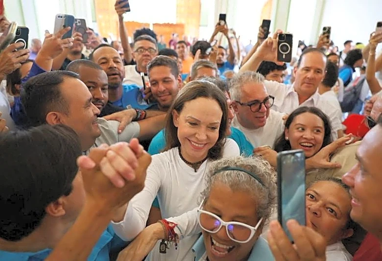 Venezuela opposition leader Machado returns home after fraught year away