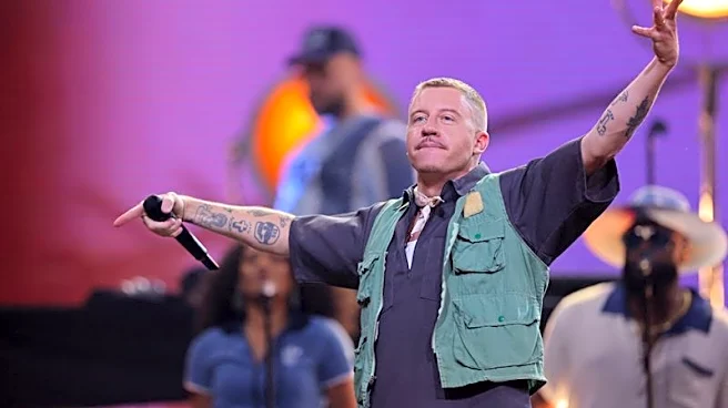 Macklemore vows to fight until 'last breath' at opening of 'Free Palestine' tour