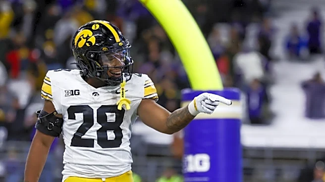 Iowa RB Kamari Moulton done for season due to upper-body injury