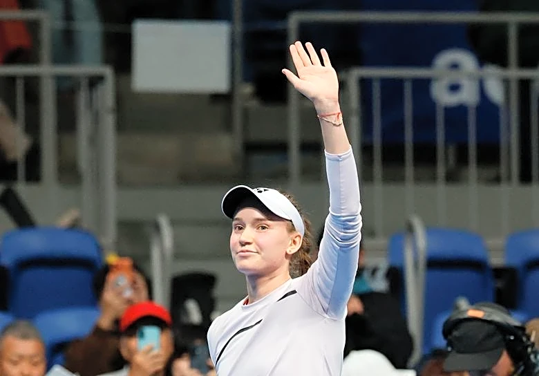 Tennis-Rybakina clinches year-end top ranking with Tokyo second-round win