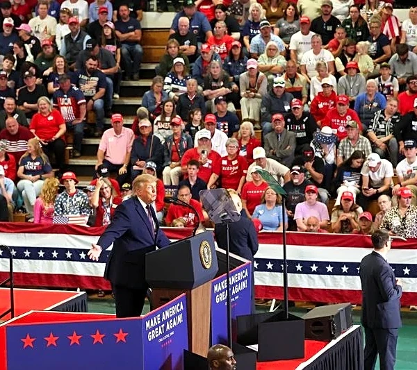 Trump touts projects and payouts on the campaign trail. Many are uncertain