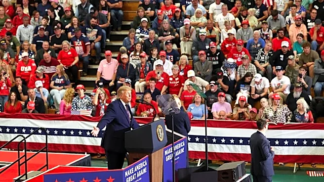 Trump touts projects and payouts on the campaign trail. Many are uncertain
