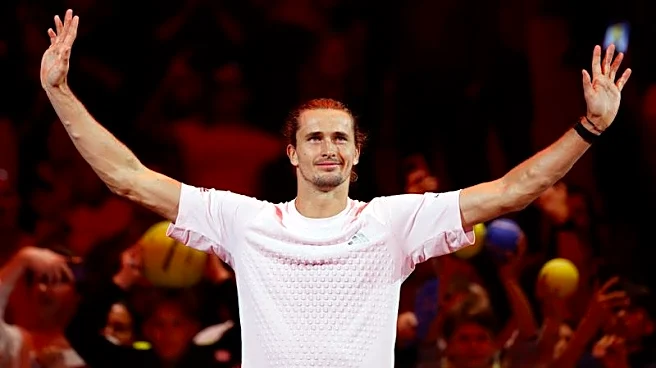 Tennis-Zverev finally takes his place at the summit