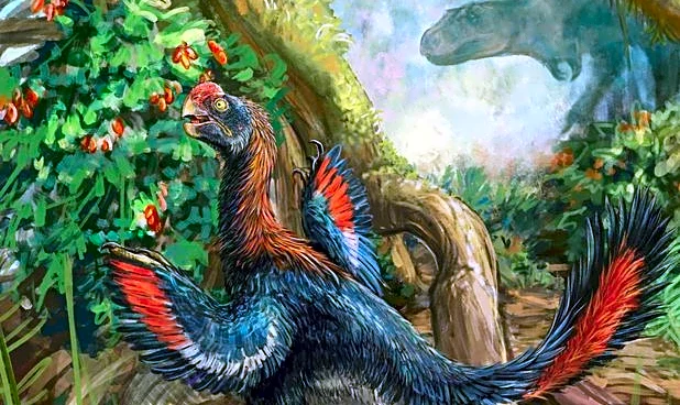 Strange beaked 'hell chicken' is the first fruit-eating dinosaur