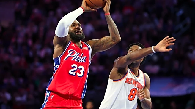 NBA roundup: LeBron James delivers late as Sixers get by Knicks
