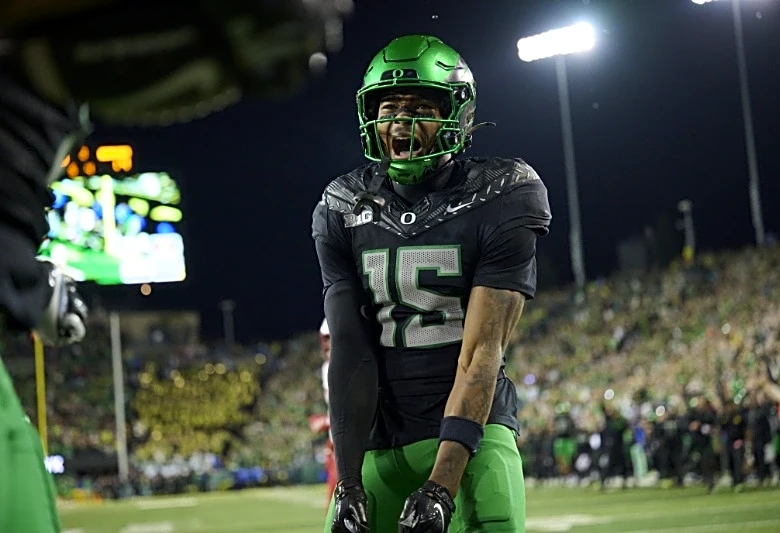 Ducks WR Messiah Hampton arrested in high-speed chase