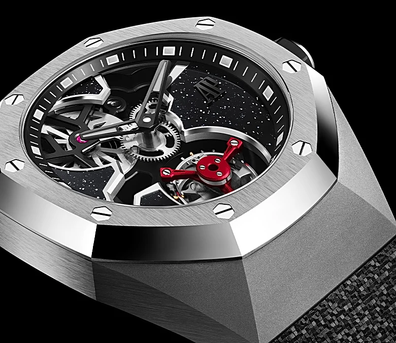 Audemars Piguet’s New Royal Oak Concept Flying Tourbillon Comes With a Bold Pop of Red