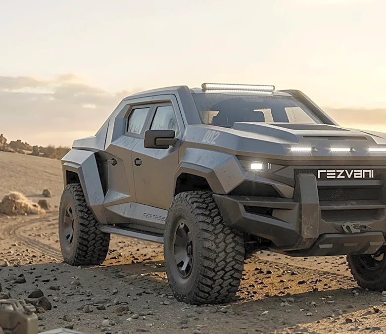 This Bonkers New Pickup Truck Is an Apocalypse-Ready Fortress That Churns Out 850 HP