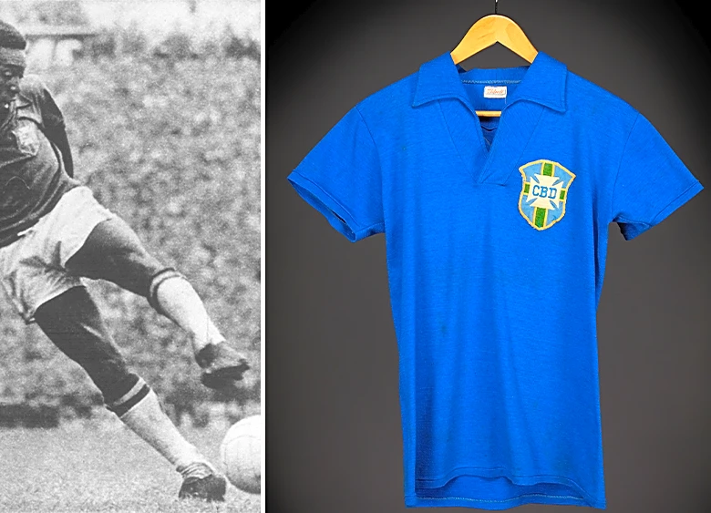 Pele’s Historic 1958 World Cup Final Shirt Could Fetch Over $6 Million at Auction
