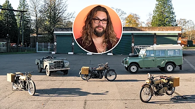 Jason Momoa Just Turned His Classic Land Rovers and Vintage Harleys Into EVs
