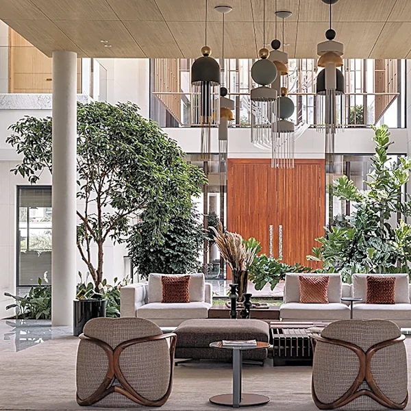 This 44,000-Square-Foot Residence in Southern India Is Built Around a Soaring Atrium