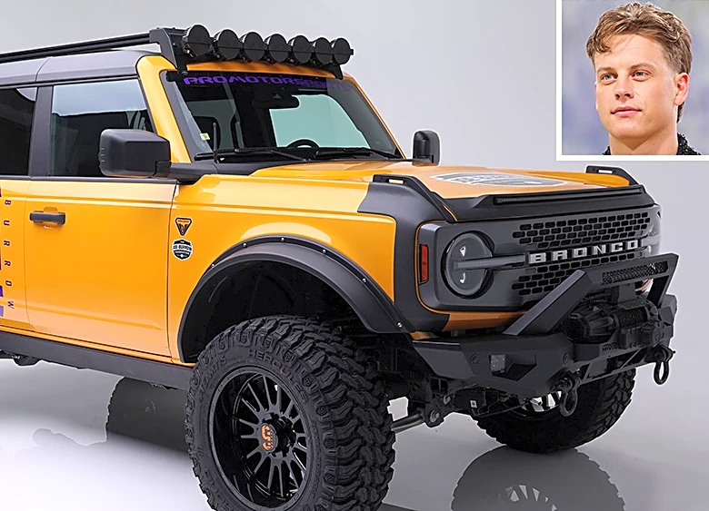 NFL Star Joe Burrow’s Custom Ford Bronco Is Heading to Auction