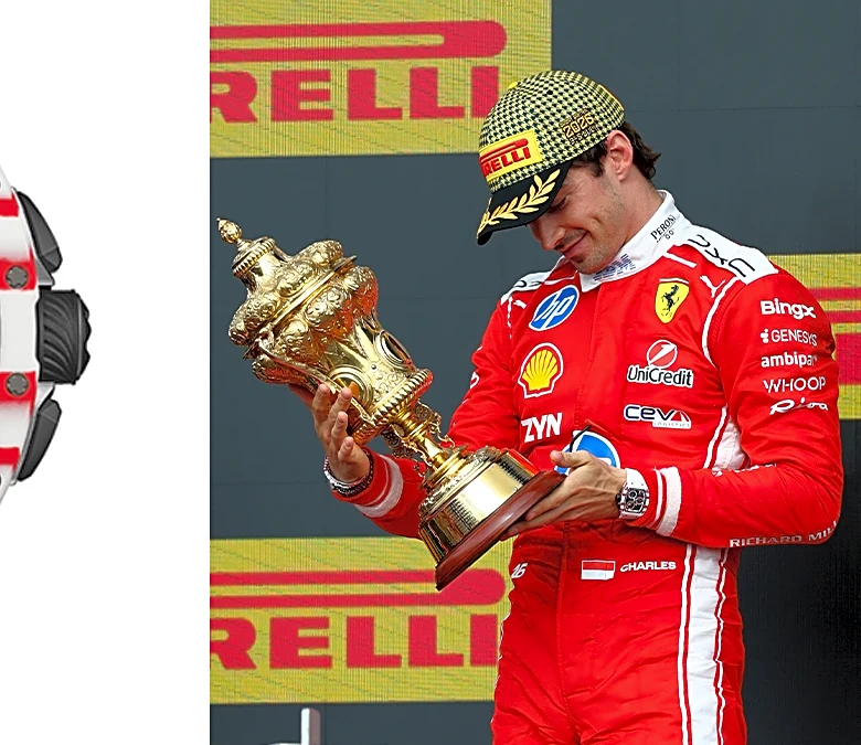 Charles Leclerc Rocked His Richard Mille Collab After Winning the British Grand Prix